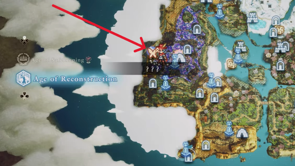 The location of the "Mausoleum of the Mystic - Ignite" is marked here on the map.

