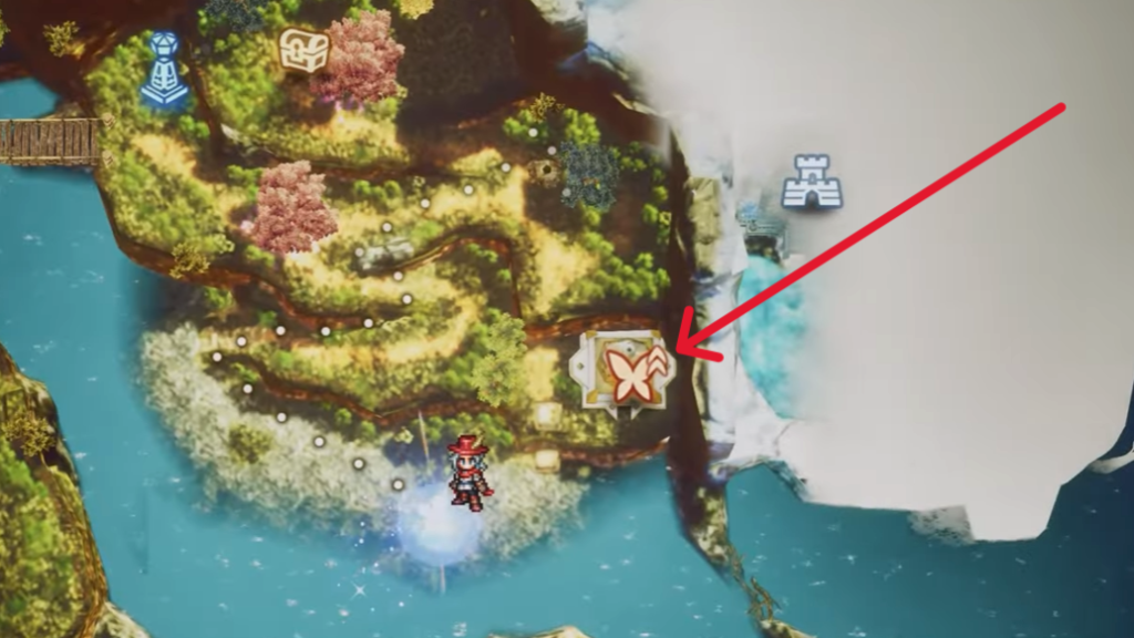 The location of the "Mausoleum of the Mystic - Sprint" is marked here on the map.