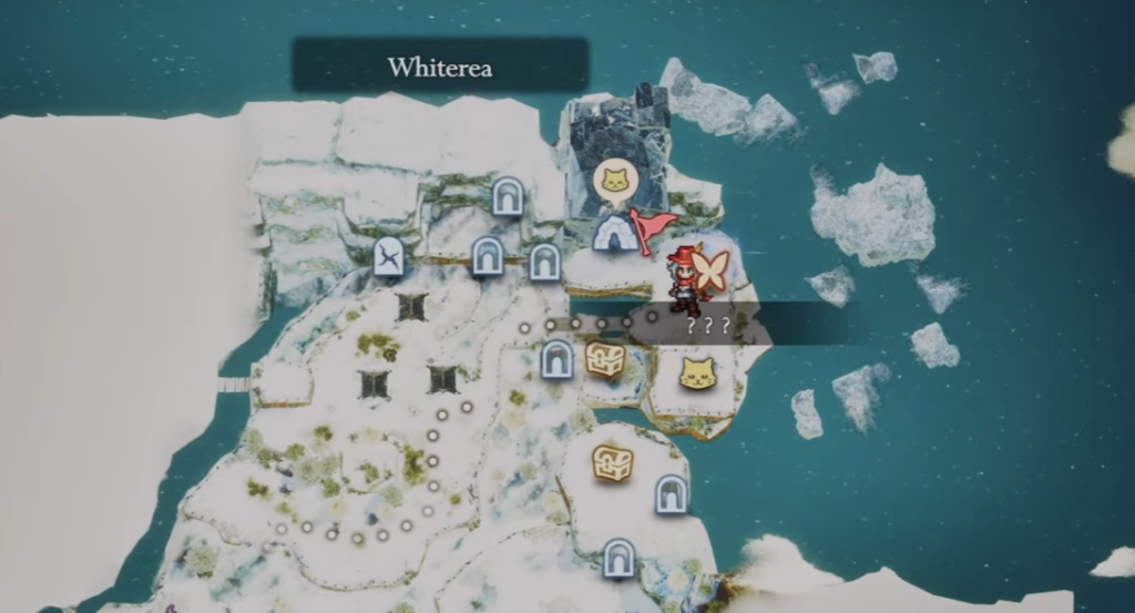 The location of the "Shrine of the Mystic - Copy" is marked here on the map.
