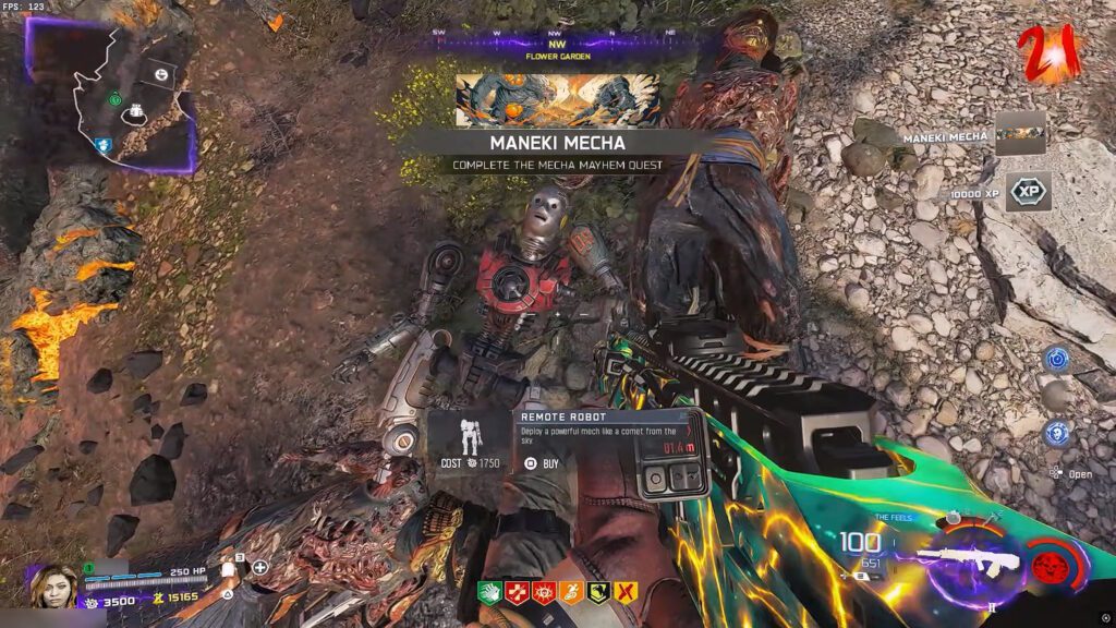 Maneki Mecha completed, Remote Robot purchase unlock | Black Ops 7 Zombies: Mech Samurai Suit Easter Egg - Maneki Mecha Dark Ops