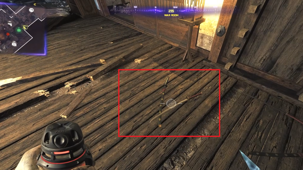 Throw the Psyche Grenade on the two Katanas lying on the ground in the war room before Pack-a-Punch. 