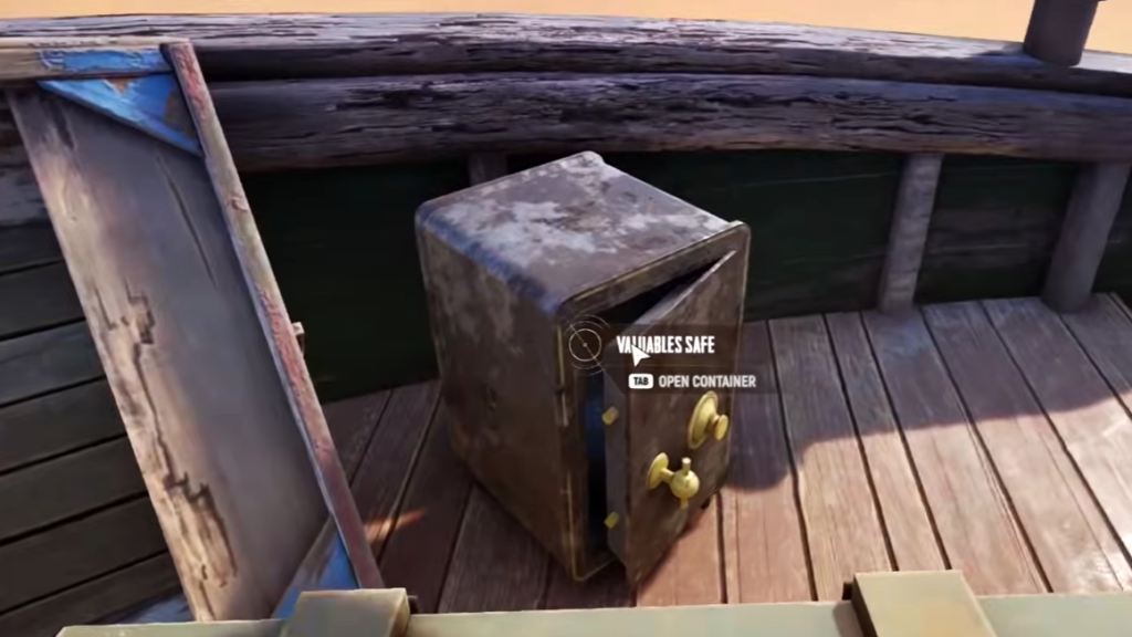 Example of a Valuables Safe.