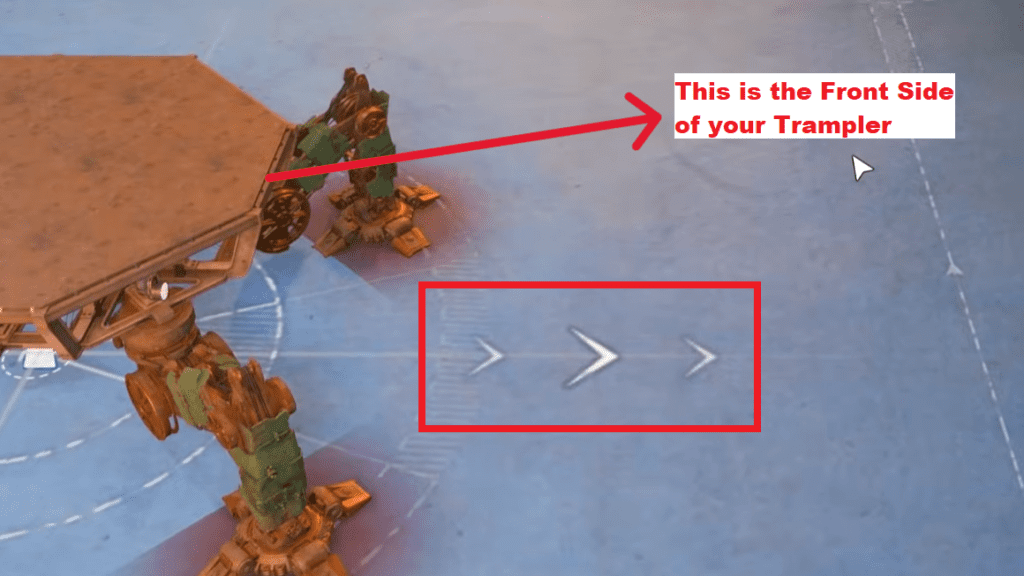 The front side of the chassis is marked in this image.