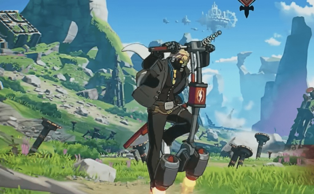 The move "KY-zen Blitz" is shown in action here.