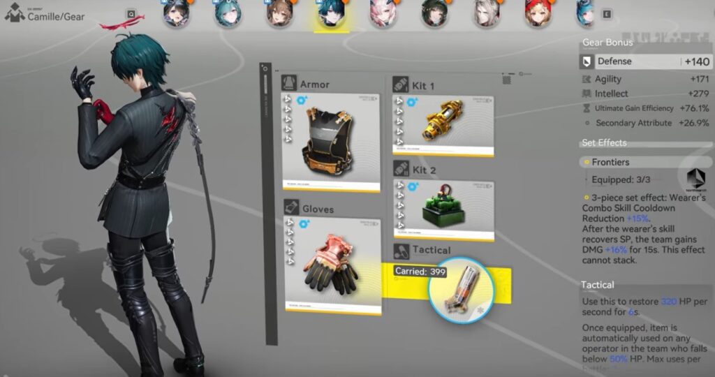 Best Armor Set for Camille Arknights Endfield