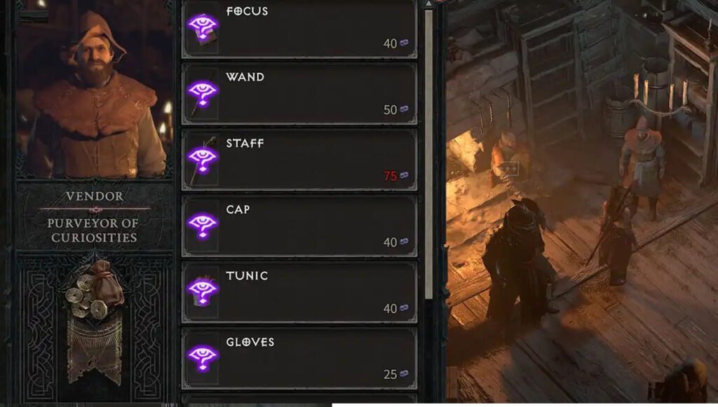 Purveyor Of Curiosities in Diablo 4