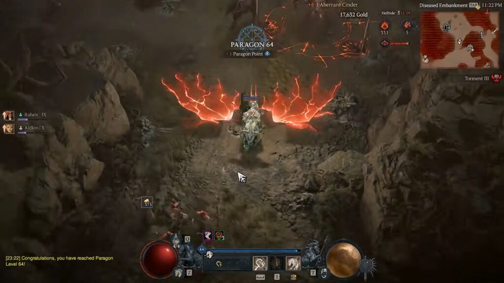 Helltides gameplay in Diablo 4 Season 14