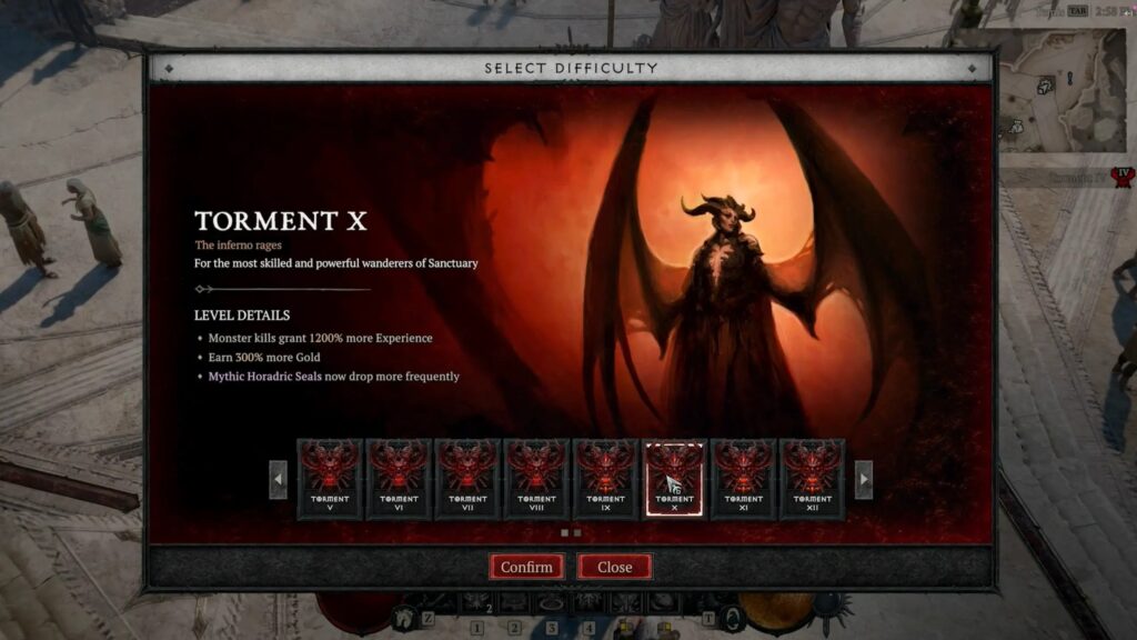 Torment Tiers in Diablo 4