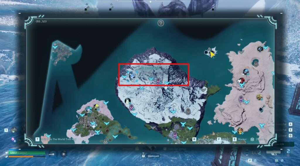 Frostallion Location Palworld