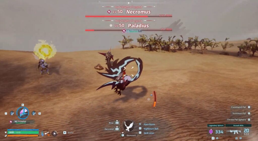 Necromus and Paladius Encounter Palworld
