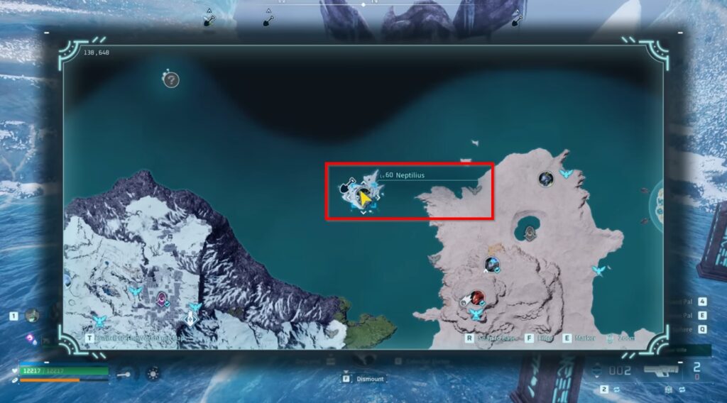 Neptilius Location Palworld
