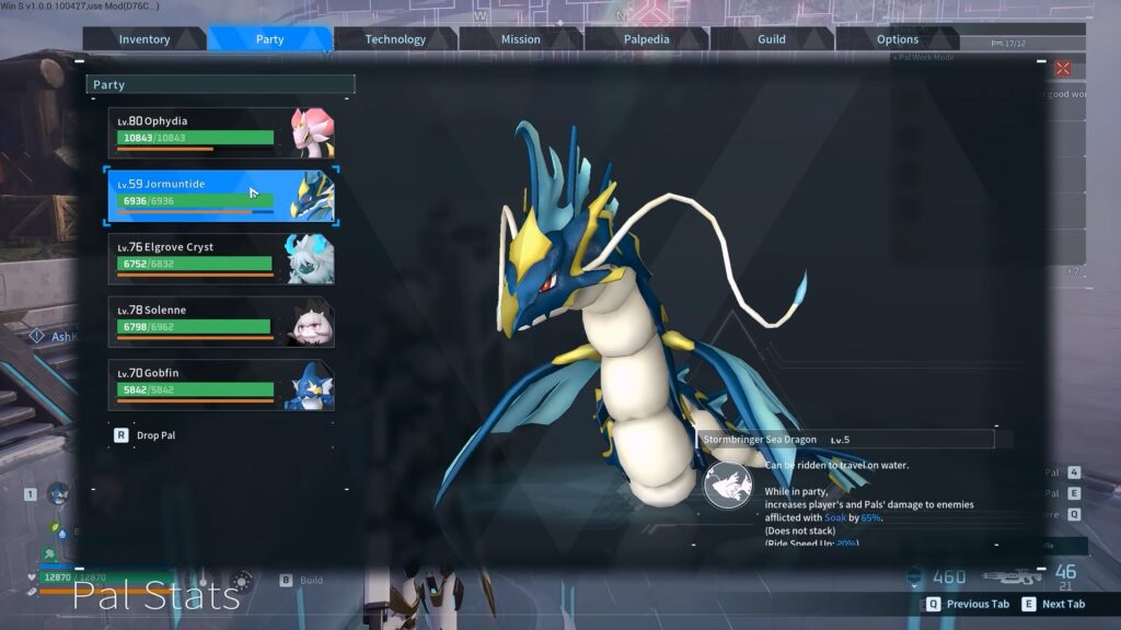 Best Water Team in Palworld 1.0