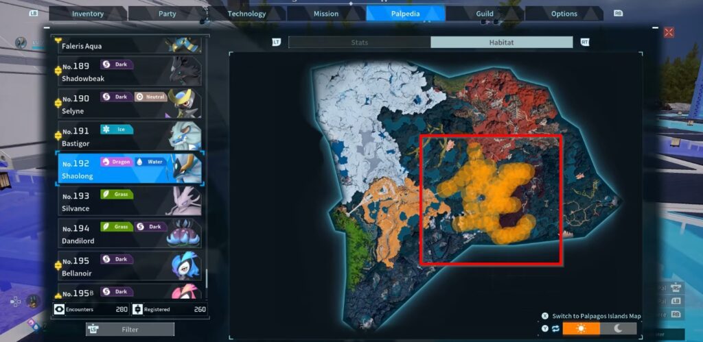 Shaolong Location Palworld 1.0