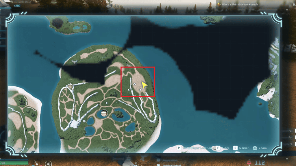 The location of the seventh base spot is marked on the map here.