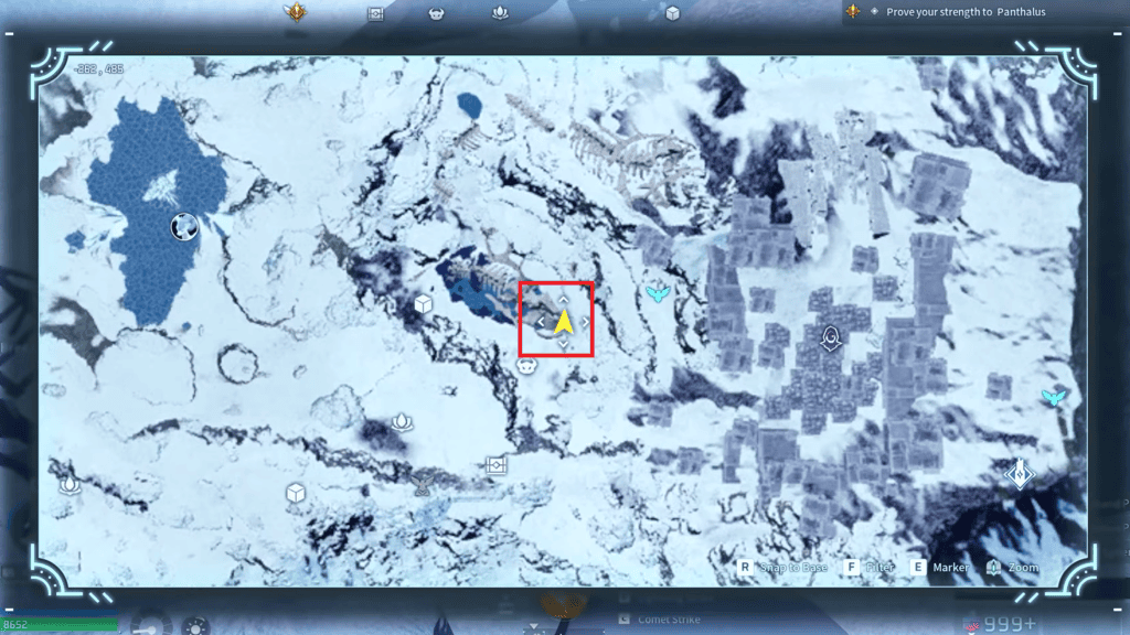 The location of the fourth Echobone is marked on the map here.