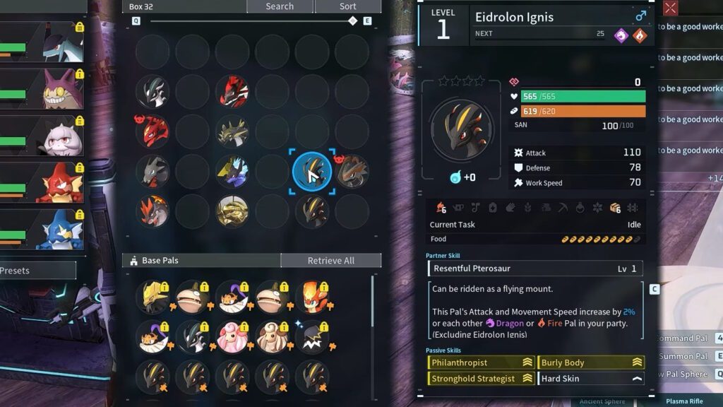 Eidrolon Ignis in Palworld