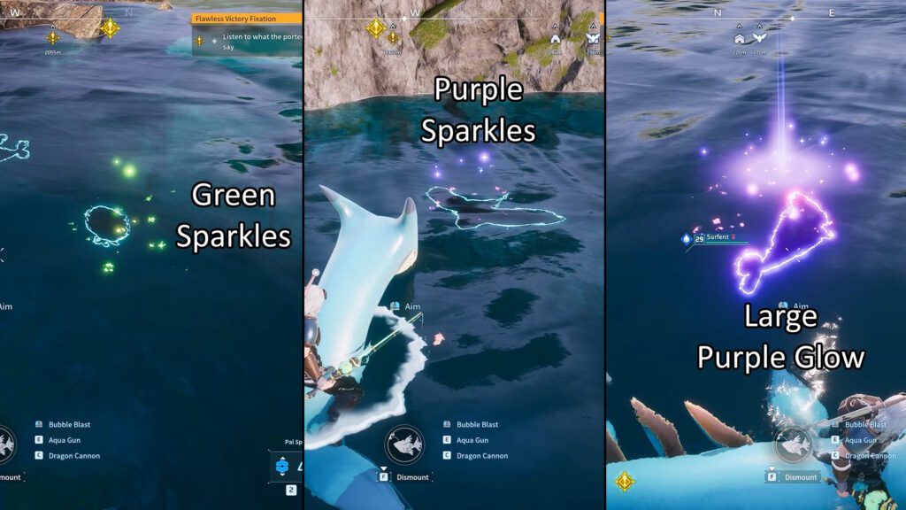 Fishing shadow glow types | Palworld 1.0