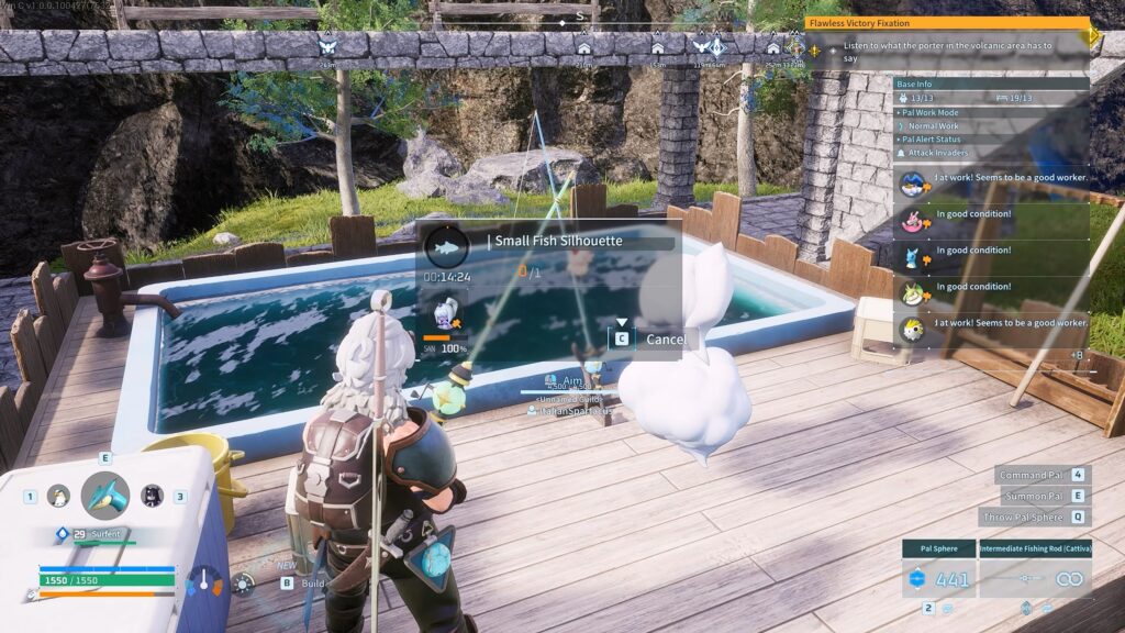 Using a Fishing Pond | Palworld 1.0