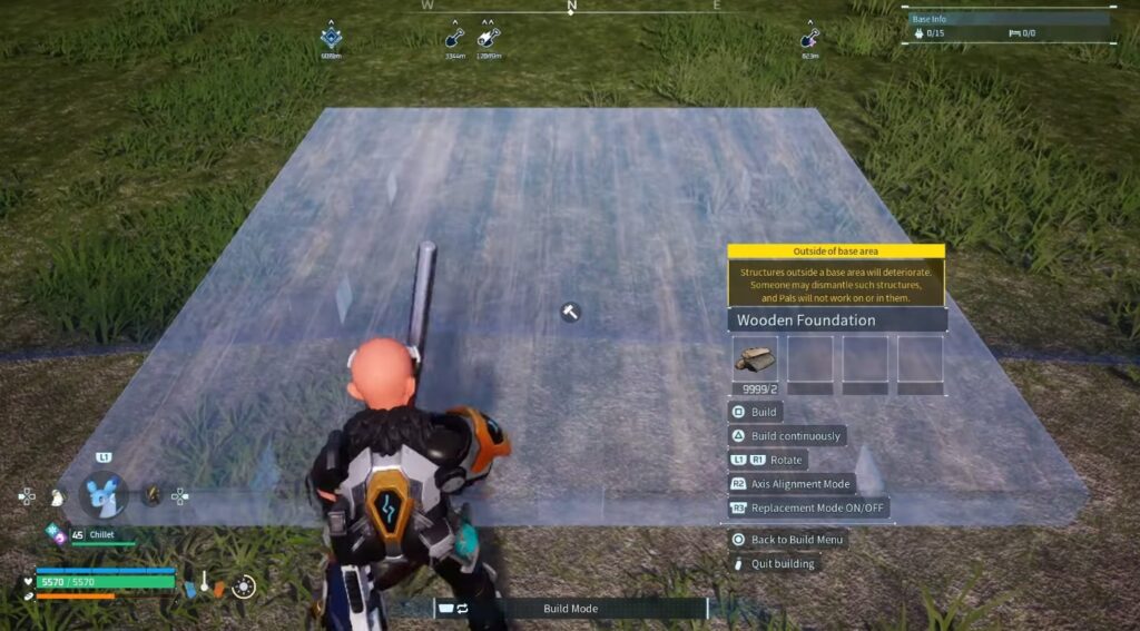 Base Radius Palworld