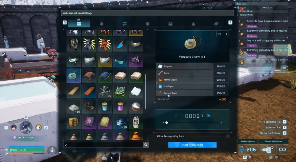 Vanguard Charm Palworld