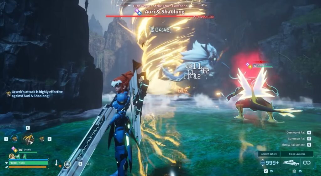 Auri and Shaolong Palworld