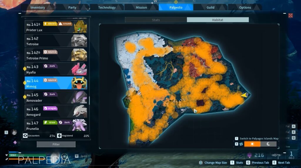 Mimog Spawn Location Palworld