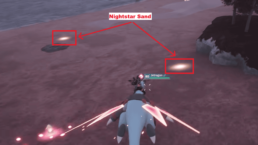 This is how Nightstar Nodes appear in the game. 